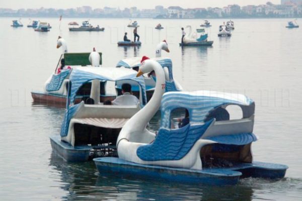 Paddle Boat the West Lake like a … swan?
